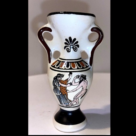 Accents Greek Urn Vintage Handmade In Greece Classic Period 4 Tall